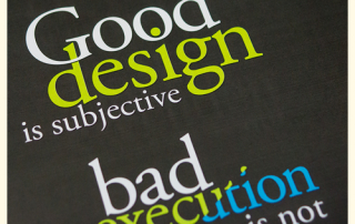 Good design is subjective